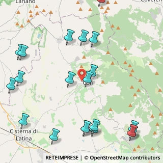 Mappa Via Insito, 04010 Cori LT, Italia (6.0755)
