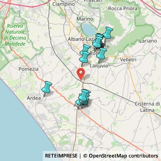 Mappa Via Toblino, 04011 Aprilia LT, Italia (6.79714)