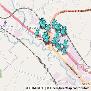 Mappa Strada SC ASI, 03013 Ferentino FR, Italia (0.68462)