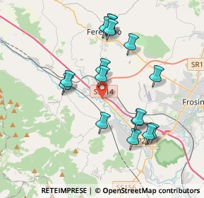 Mappa Strada SC ASI 1/S nn.16-18, 03013 Ferentino FR (3.88188)