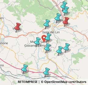 Mappa Via Colle Franceschino, 03025 Monte San Giovanni Campano FR, Italia (8.65231)