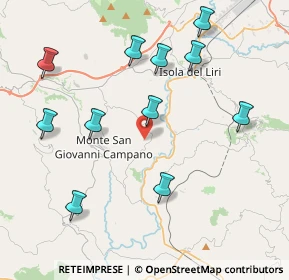 Mappa Via Colle Franceschino, 03025 Monte San Giovanni Campano FR, Italia (4.63909)