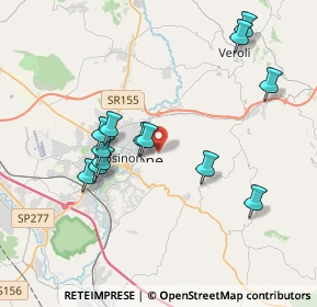 Mappa Via Colle, 03100 Frosinone FR, Italia (3.93615)