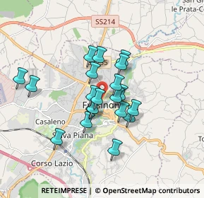 Mappa Via Aldo Moro, 03100 Frosinone FR, Italia (1.4155)