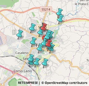 Mappa Via Aldo Moro, 03100 Frosinone FR, Italia (1.3915)