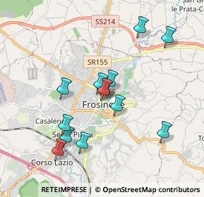 Mappa Via Tagliamento, 03100 Frosinone FR, Italia (1.75692)