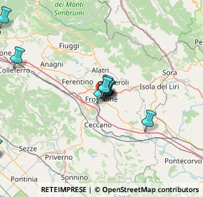 Mappa Via Tagliamento, 03100 Frosinone FR, Italia (16.85692)