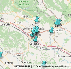 Mappa Via Tagliamento, 03100 Frosinone FR, Italia (18.27333)