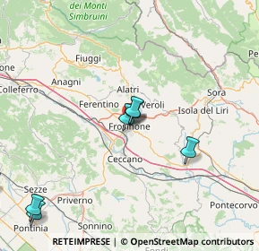 Mappa Via Tagliamento, 03100 Frosinone FR, Italia (33.76692)
