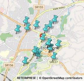 Mappa Via Tagliamento, 03100 Frosinone FR, Italia (0.80389)