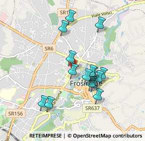 Mappa Via Aldo Moro, 03100 Frosinone FR, Italia (0.8475)