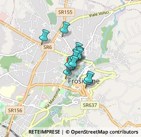 Mappa Via Tagliamento, 03100 Frosinone FR, Italia (0.41385)