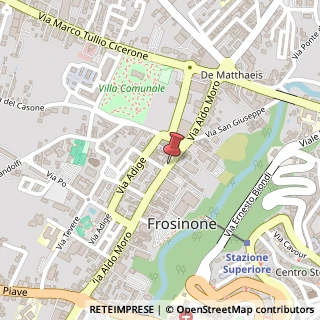 Mappa Via Aldo Moro, 196, 03100 Frosinone, Frosinone (Lazio)