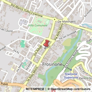 Mappa Via Aldo Moro, 152, 03100 Frosinone, Frosinone (Lazio)