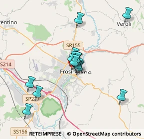 Mappa Via Aldo Moro, 03100 Frosinone FR, Italia (3.25231)