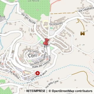 Mappa Piazza Signina, 10, 04010 Cori, Latina (Lazio)