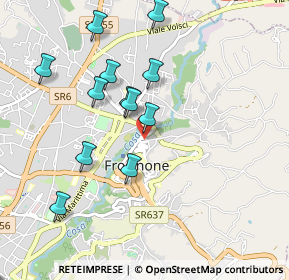 Mappa Viale Roma, 03100 Frosinone FR, Italia (0.97417)