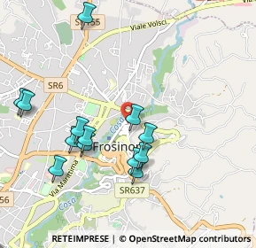 Mappa Viale Roma, 03100 Frosinone FR, Italia (1.06)