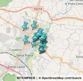 Mappa Viale Roma, 03100 Frosinone FR, Italia (0.86158)