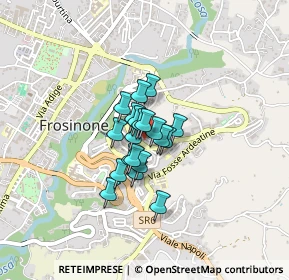 Mappa Via Camillo Benso Cavour, 03100 Frosinone FR, Italia (0.2375)