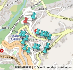 Mappa Via della Forma, 03100 Frosinone FR, Italia (0.2135)