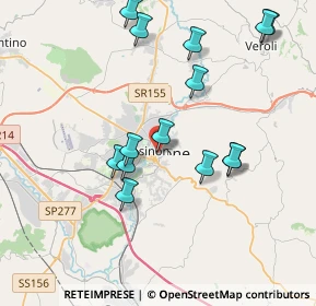 Mappa Via della Forma, 03100 Frosinone FR, Italia (4.11429)