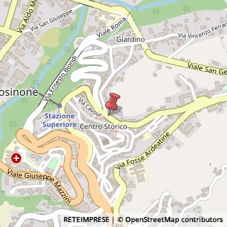 Mappa Via Giuseppe Garibaldi, 140, 03100 Frosinone, Frosinone (Lazio)