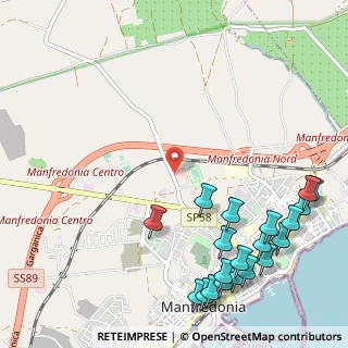 Mappa Via Luigi Allegato, 71040 Manfredonia FG, Italia (1.579)