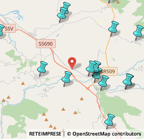 Mappa Via Sode, 03042 Atina FR, Italia (5.68)