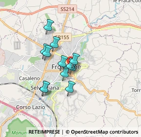 Mappa Via Santa Maria a Fiume, 03100 Frosinone FR, Italia (1.31083)