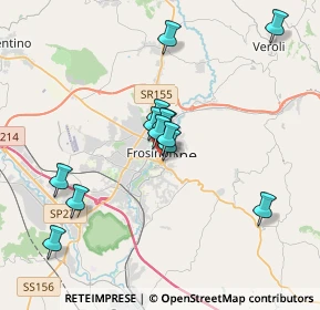 Mappa Via Santa Maria a Fiume, 03100 Frosinone FR, Italia (3.31385)