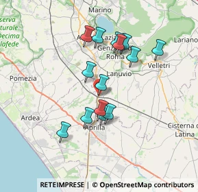 Mappa Via Enrico Fermi, 00075 Lanuvio RM, Italia (6.465)