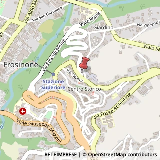 Mappa Via Cesare Battisti, 8, 03100 Frosinone, Frosinone (Lazio)