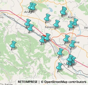 Mappa Via della Selva, 03017 Morolo FR, Italia (9.5765)