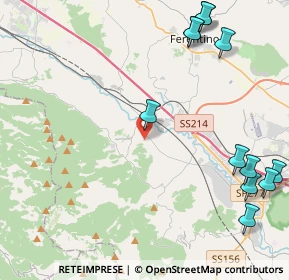 Mappa Via della Selva, 03017 Morolo FR, Italia (6.38462)