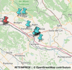 Mappa Via Paleario Aonio, 03100 Frosinone FR, Italia (12.39)