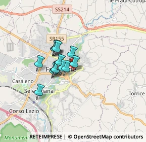 Mappa Via Paleario Aonio, 03100 Frosinone FR, Italia (1.17333)
