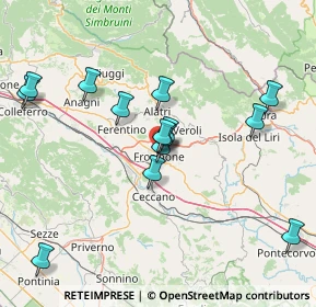 Mappa Via Marcello Mastroianni, 03100 Frosinone FR, Italia (15.83786)