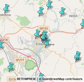 Mappa Via Marcello Mastroianni, 03100 Frosinone FR, Italia (5.66412)