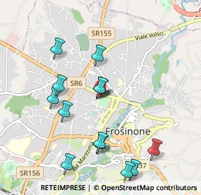 Mappa Via Marcello Mastroianni, 03100 Frosinone FR, Italia (1.03071)