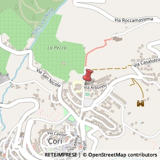 Mappa Via del Soccorso, 42, 04010 Cori, Latina (Lazio)