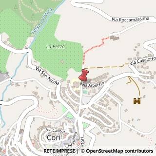 Mappa Via del Soccorso, 29, 04010 Cori, Latina (Lazio)