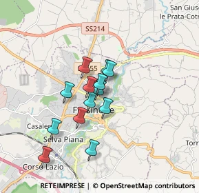 Mappa Via Ponte della Fontana, 03100 Frosinone FR, Italia (1.34769)