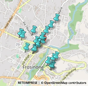 Mappa Via Ponte della Fontana, 03100 Frosinone FR, Italia (0.3745)