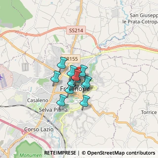 Mappa Piazzale G. de Matthaeis, 03100 Frosinone FR, Italia (1.00154)