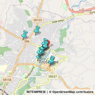 Mappa Piazzale G. de Matthaeis, 03100 Frosinone FR, Italia (0.59308)