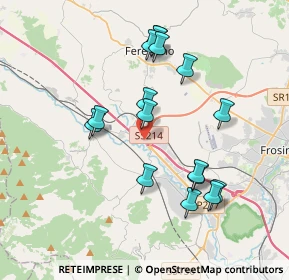 Mappa A1 Milano - Napoli, 03013 Ferentino FR, Italia (3.84938)