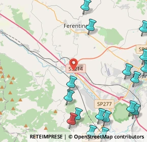 Mappa A1 Milano - Napoli, 03013 Ferentino FR, Italia (6.977)