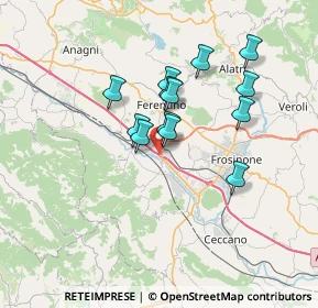 Mappa A1 Milano - Napoli, 03013 Ferentino FR, Italia (5.82538)
