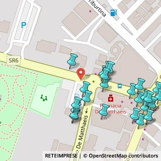 Mappa Piazzale De Matthaeis, 03100 Frosinone FR, Italia (0.07037)